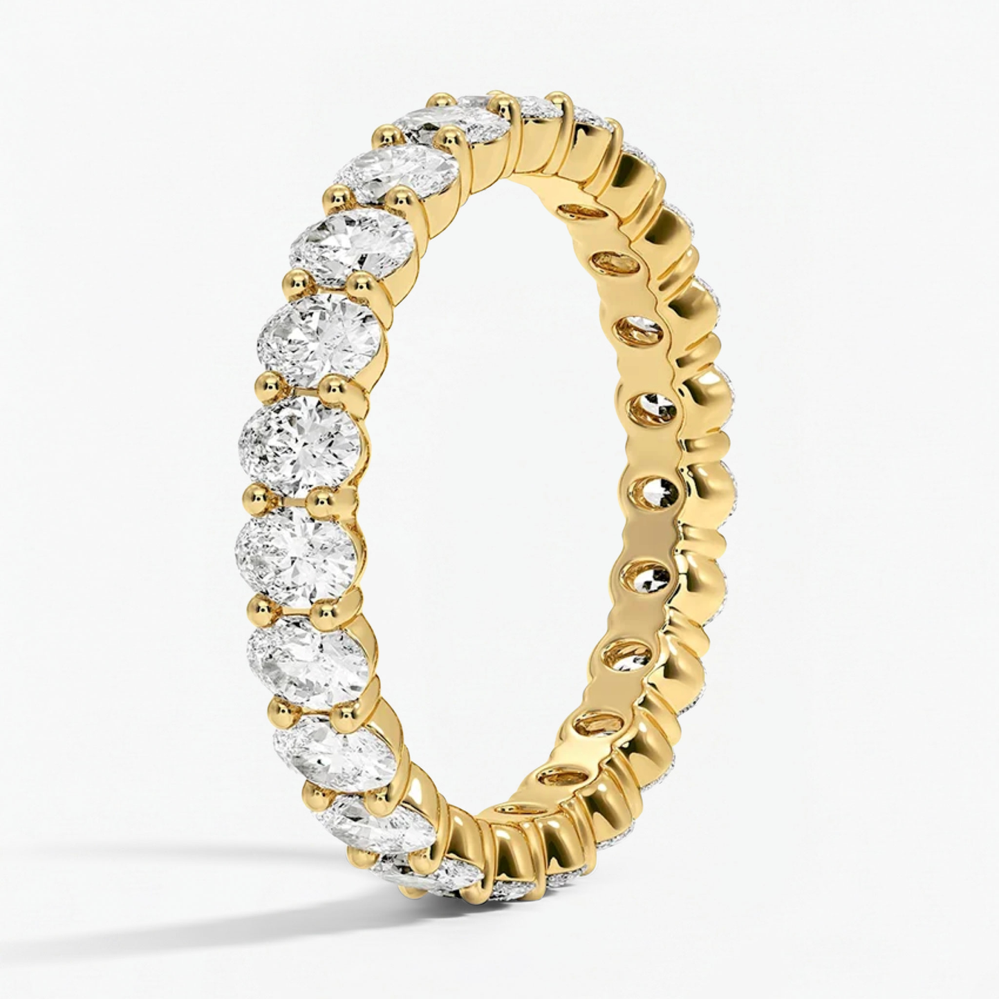 Classic Oval Eternity Wedding Ring