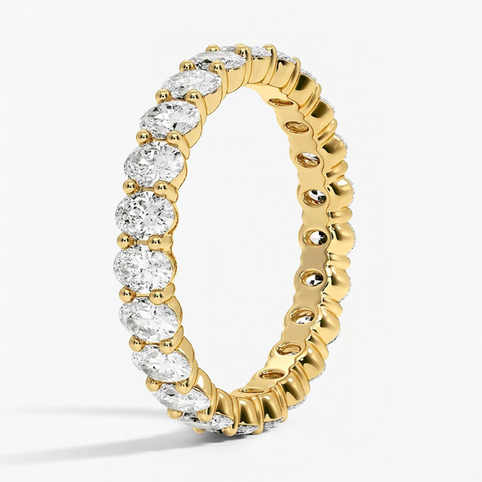 Classic Oval Eternity Wedding Ring
