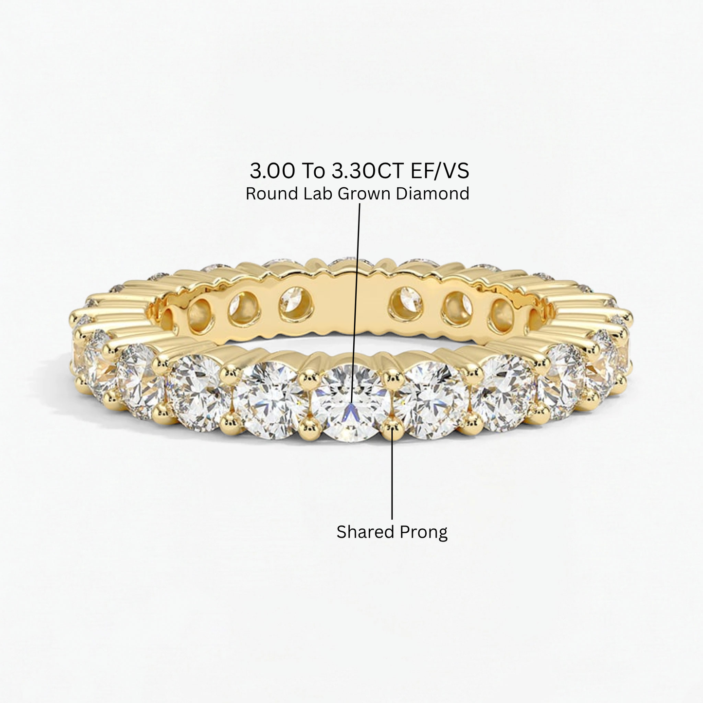 Classic Round Eternity Wedding Ring