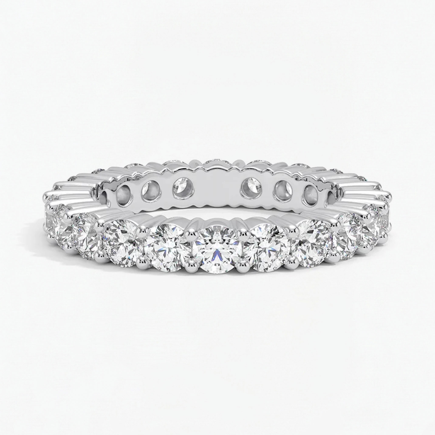 Classic Round Eternity Wedding Ring