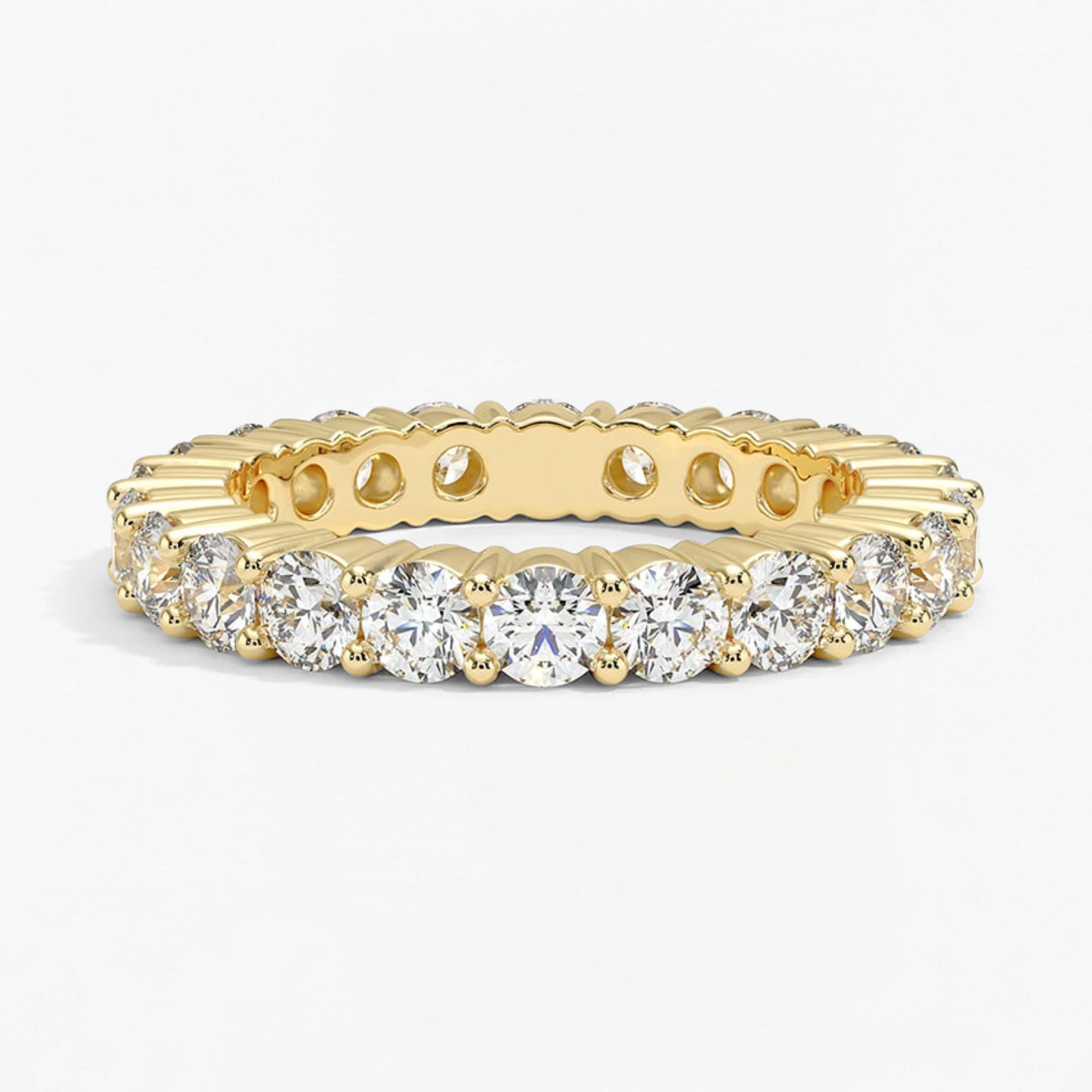 Classic Round Eternity Wedding Ring