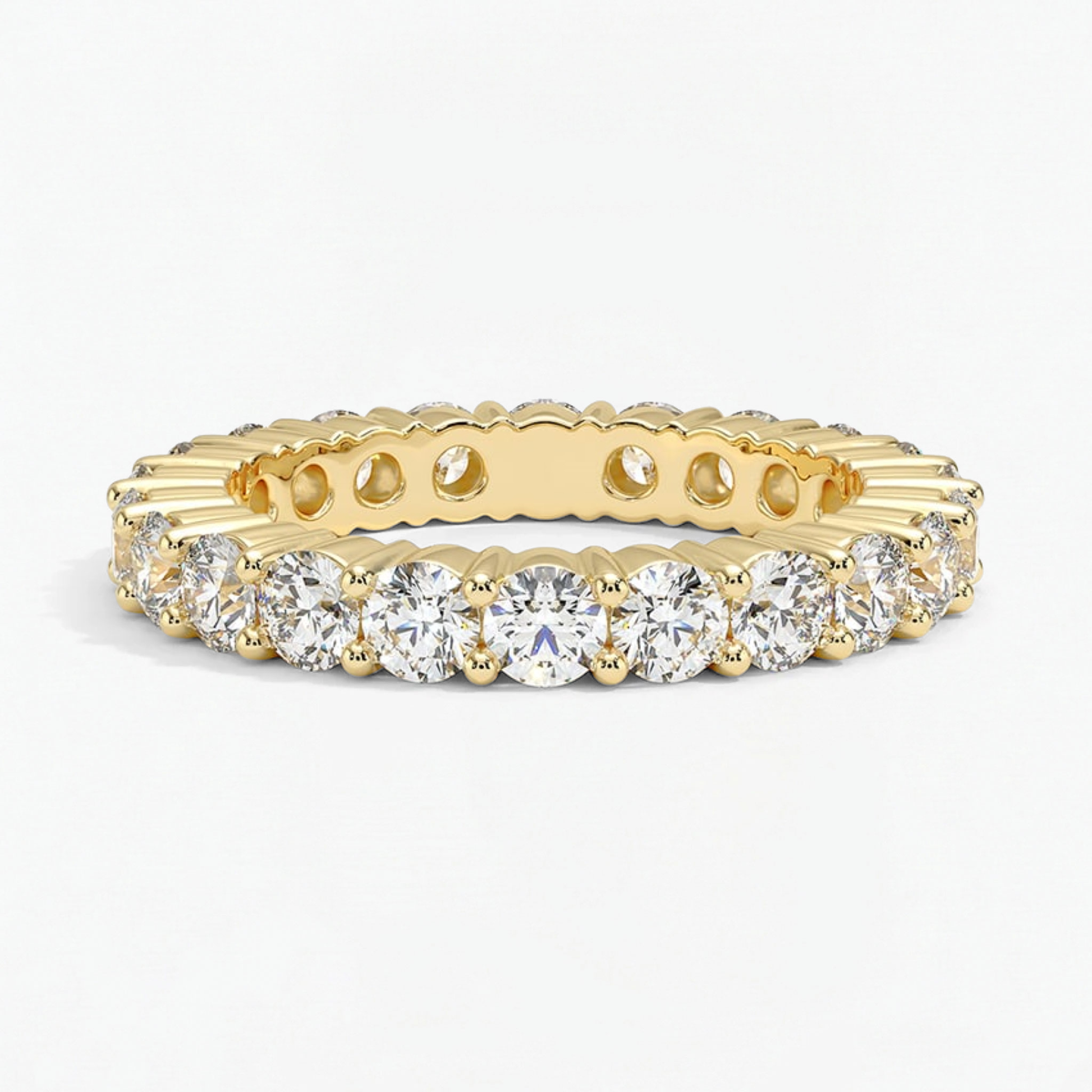 Classic Round Eternity Wedding Ring