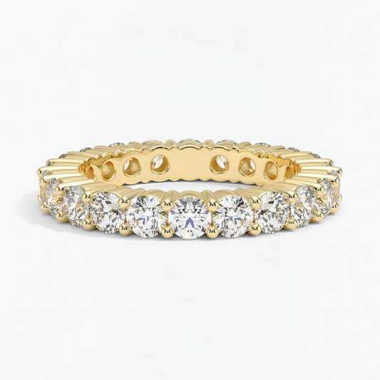 Classic Round Eternity Wedding Ring