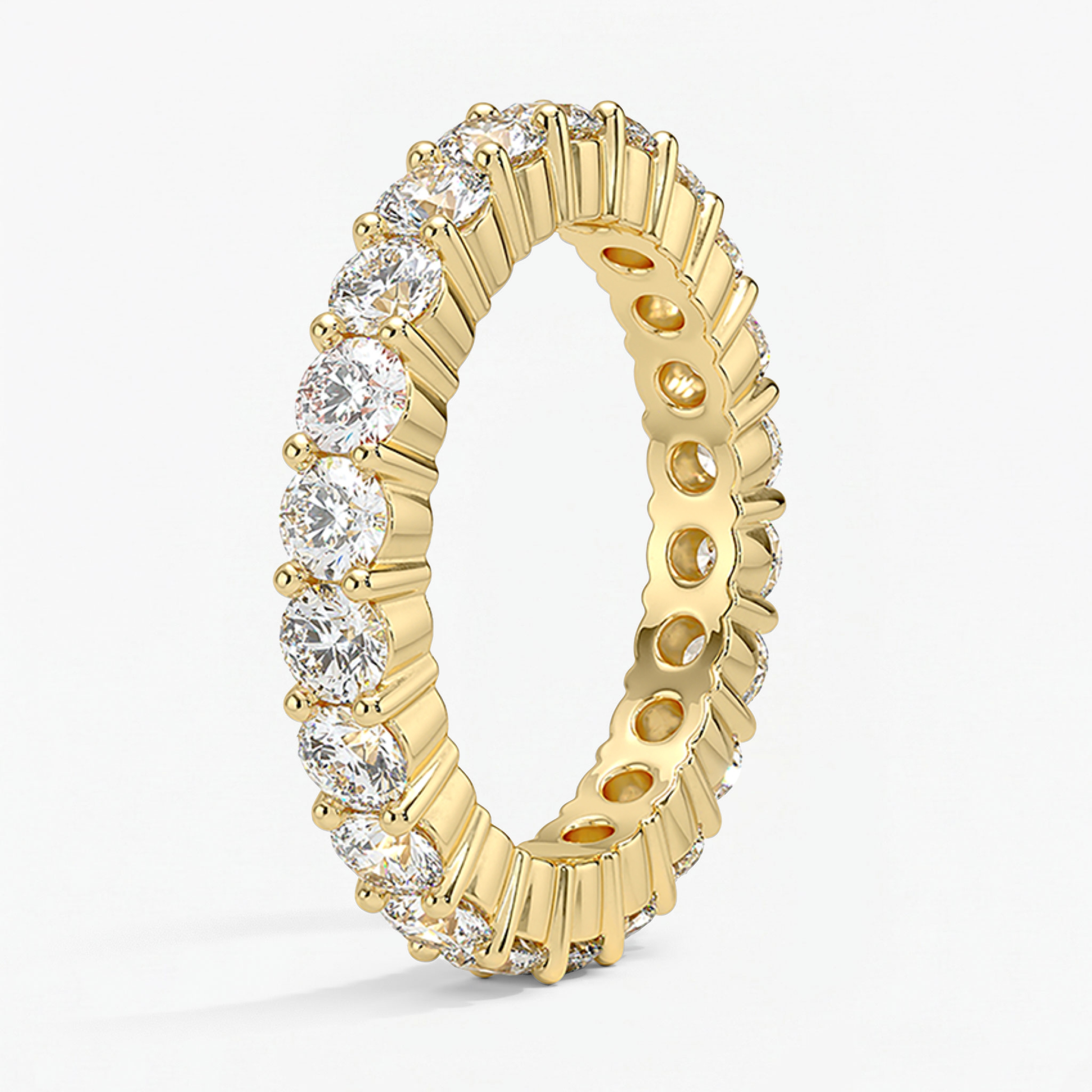Classic Round Eternity Wedding Ring