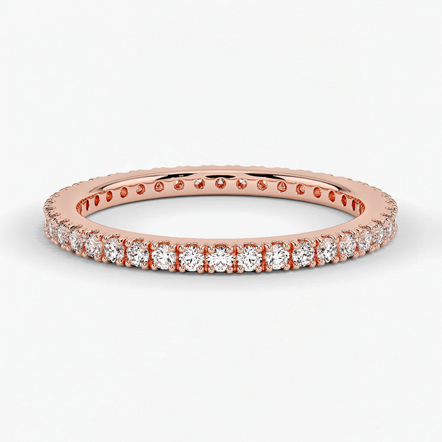 Classic Simple Round Eternity Wedding Ring