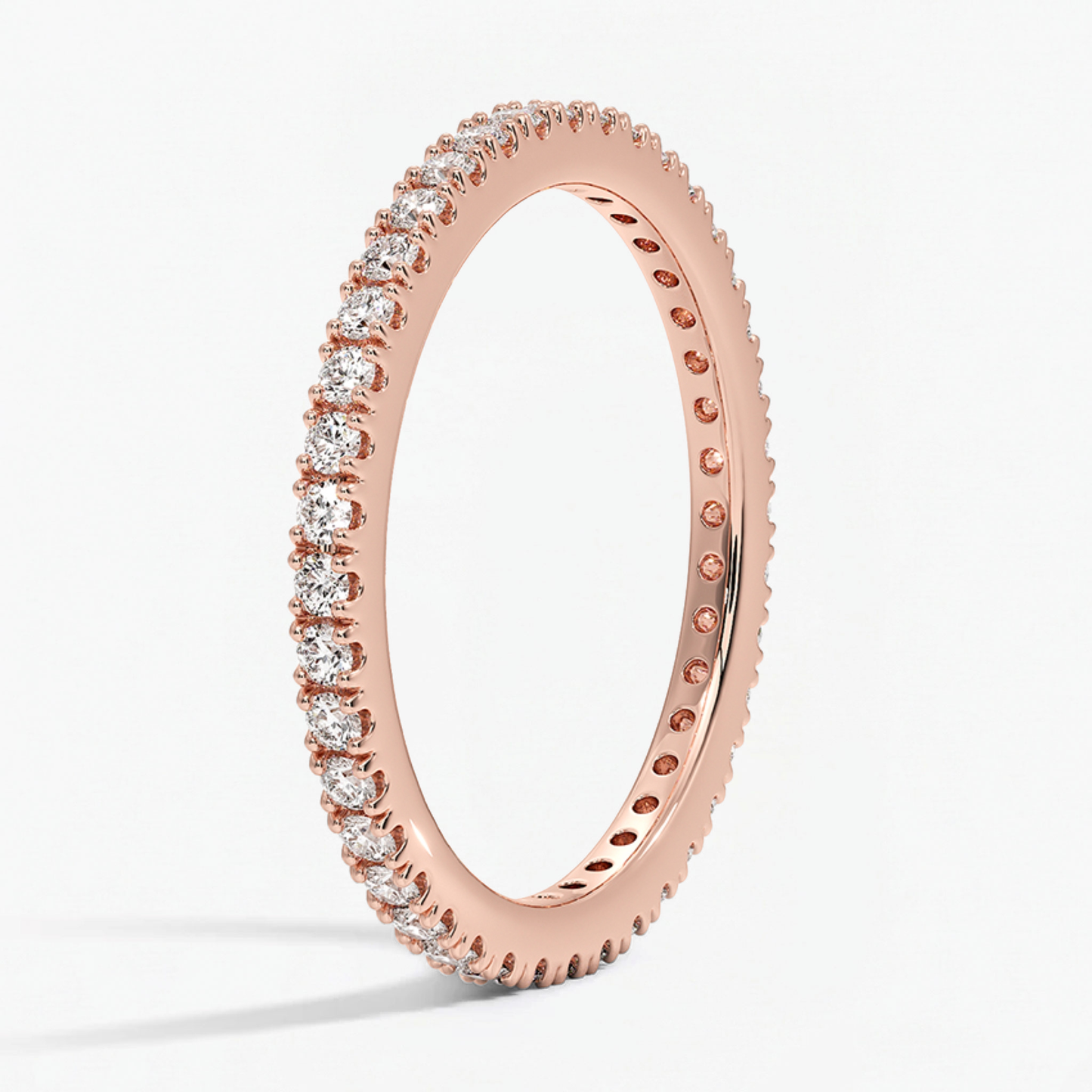 Classic Simple Round Eternity Wedding Ring