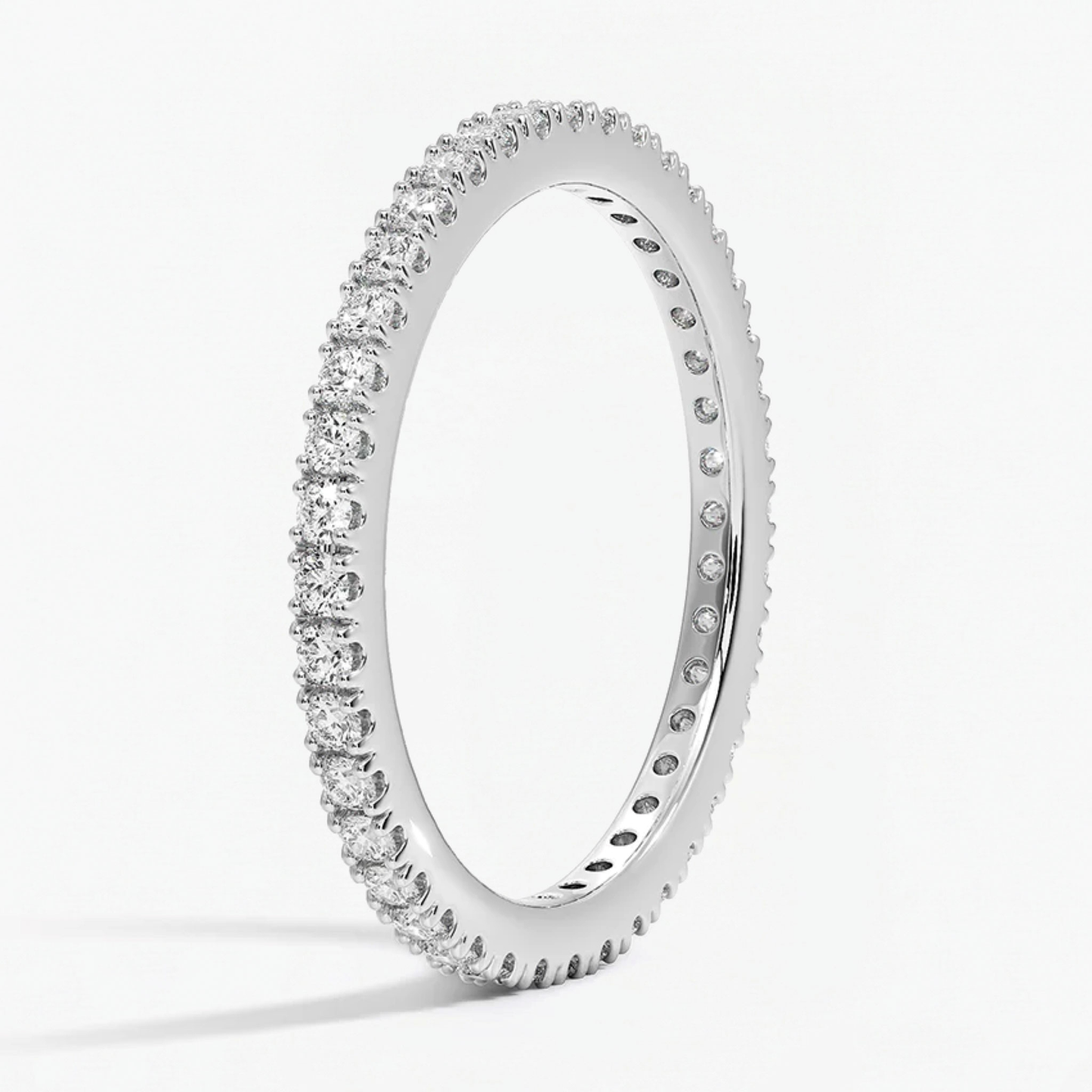 Classic Simple Round Eternity Wedding Ring