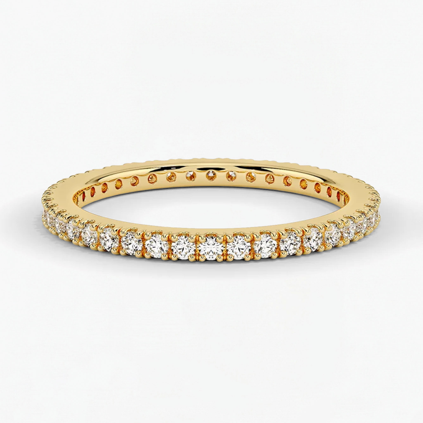 Classic Simple Round Eternity Wedding Ring