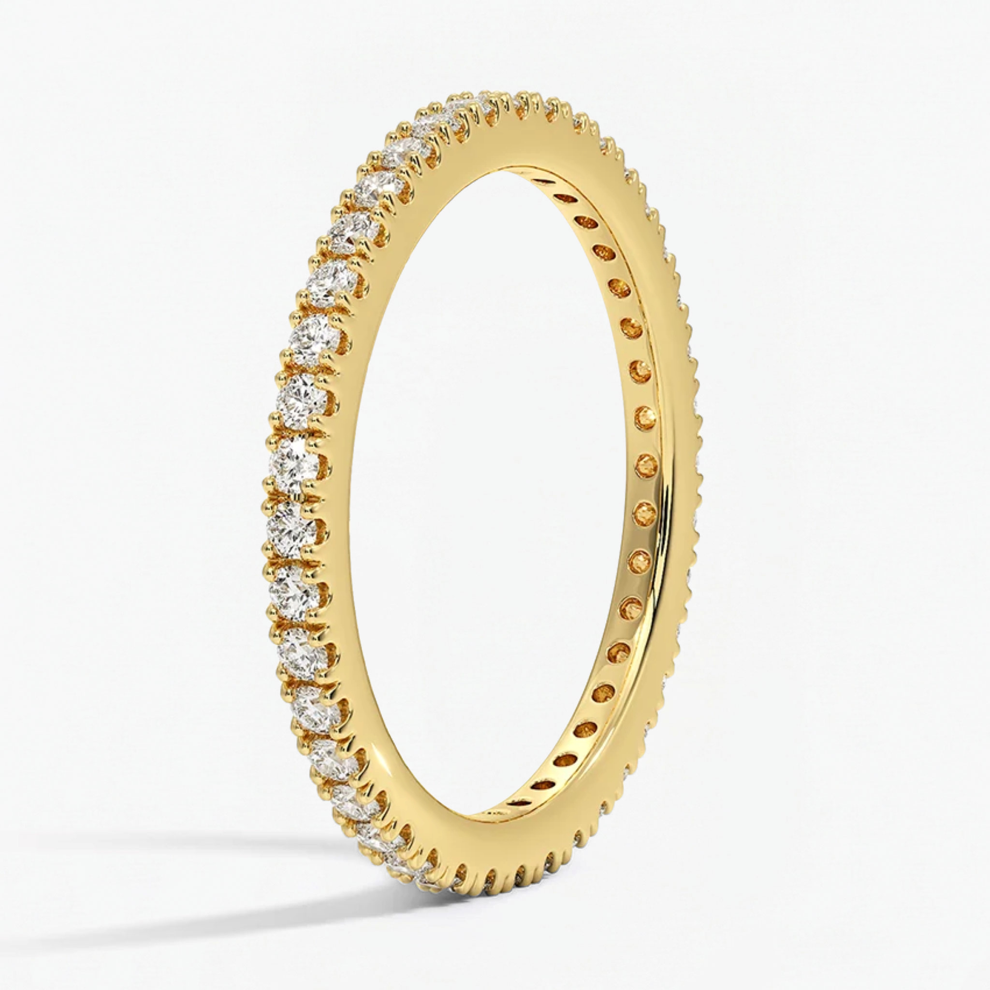 Classic Simple Round Eternity Wedding Ring
