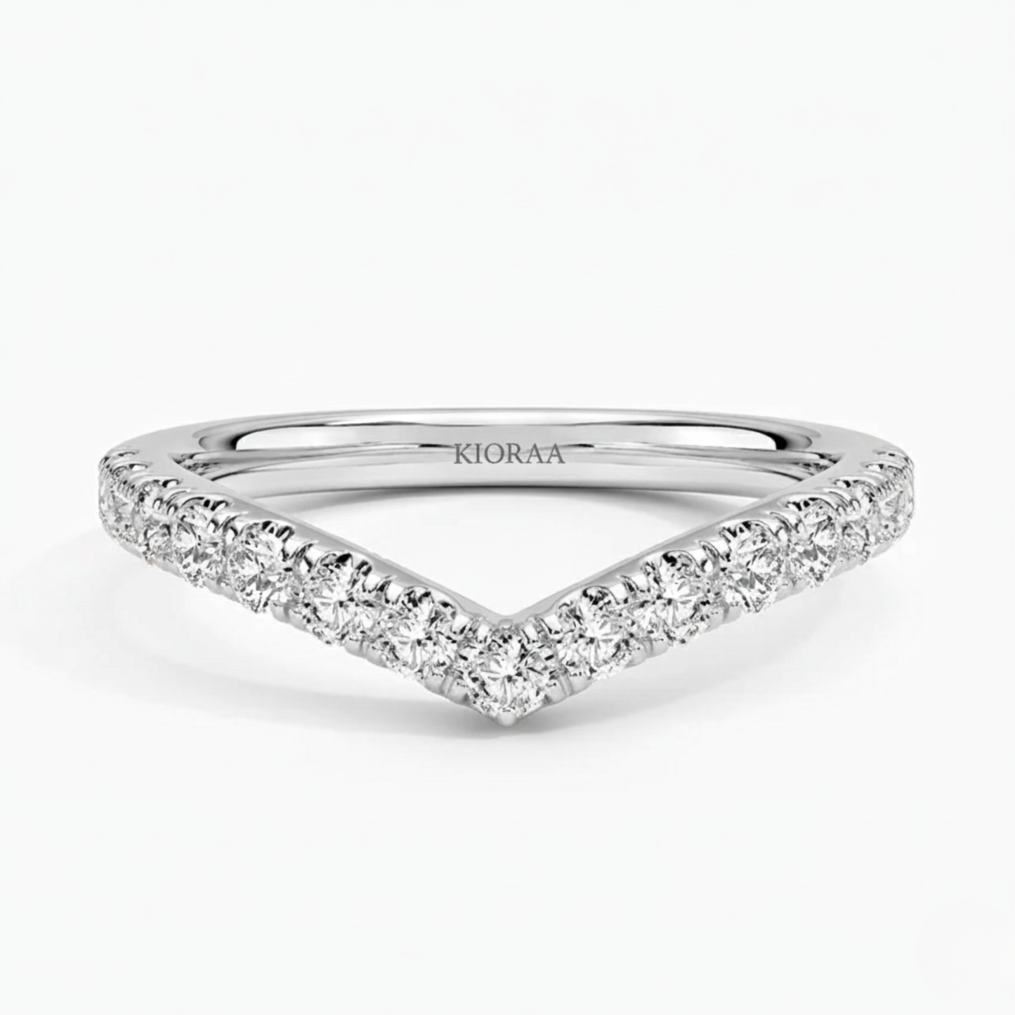 Classic Bubble Eternity Wedding Ring and Stackable Band