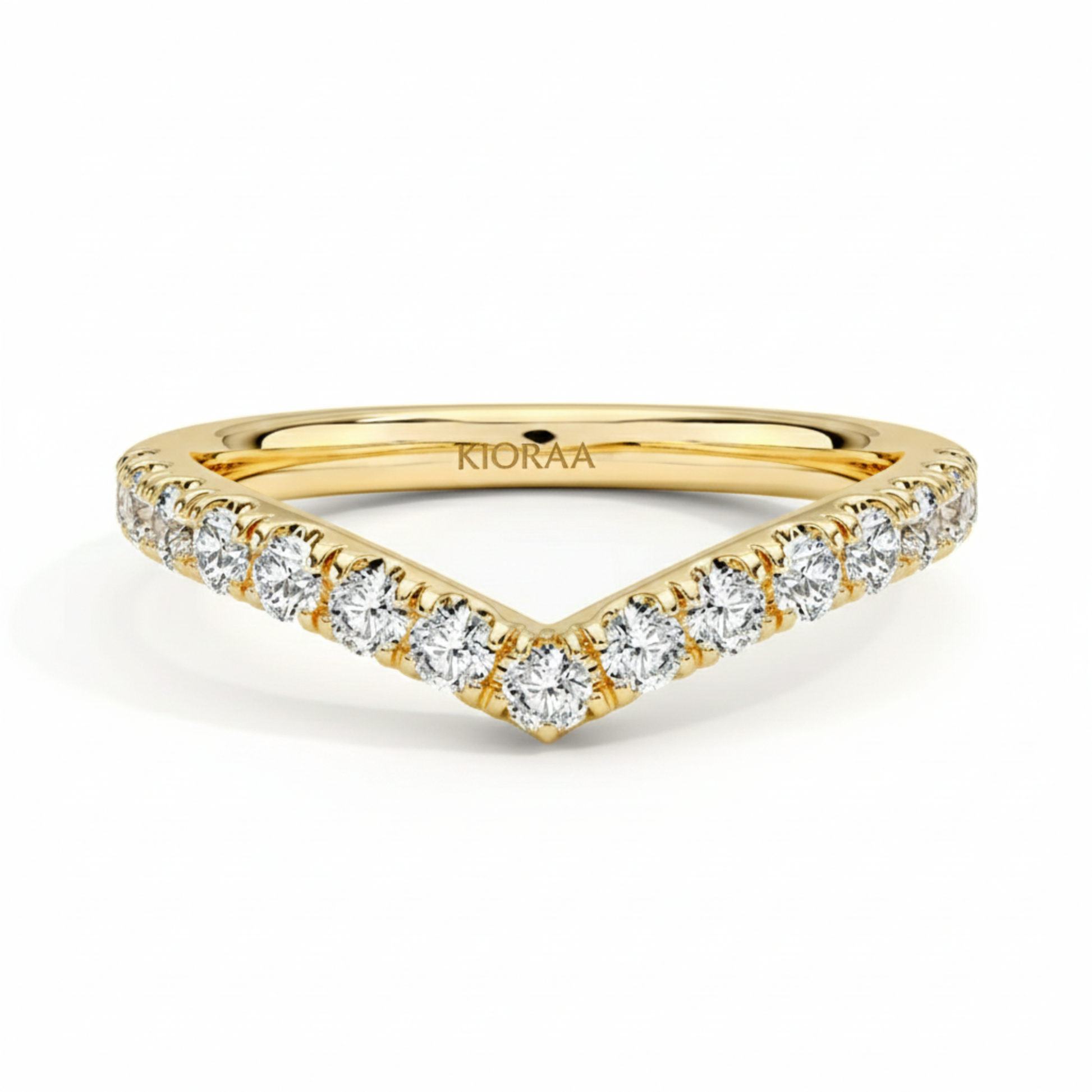 Classic Bubble Eternity Wedding Ring and Stackable Band