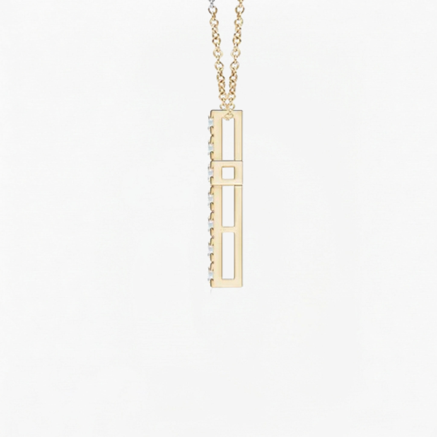 Lab Grown Round Diamond Cross Pendant