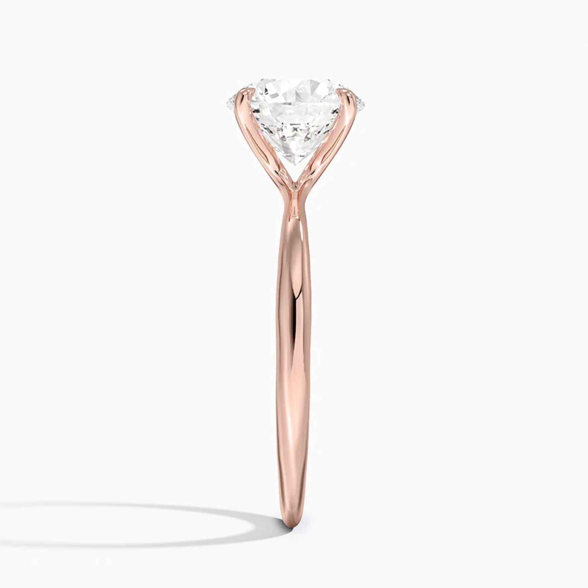 Round Cut Solitair Diamond Engagement Ring