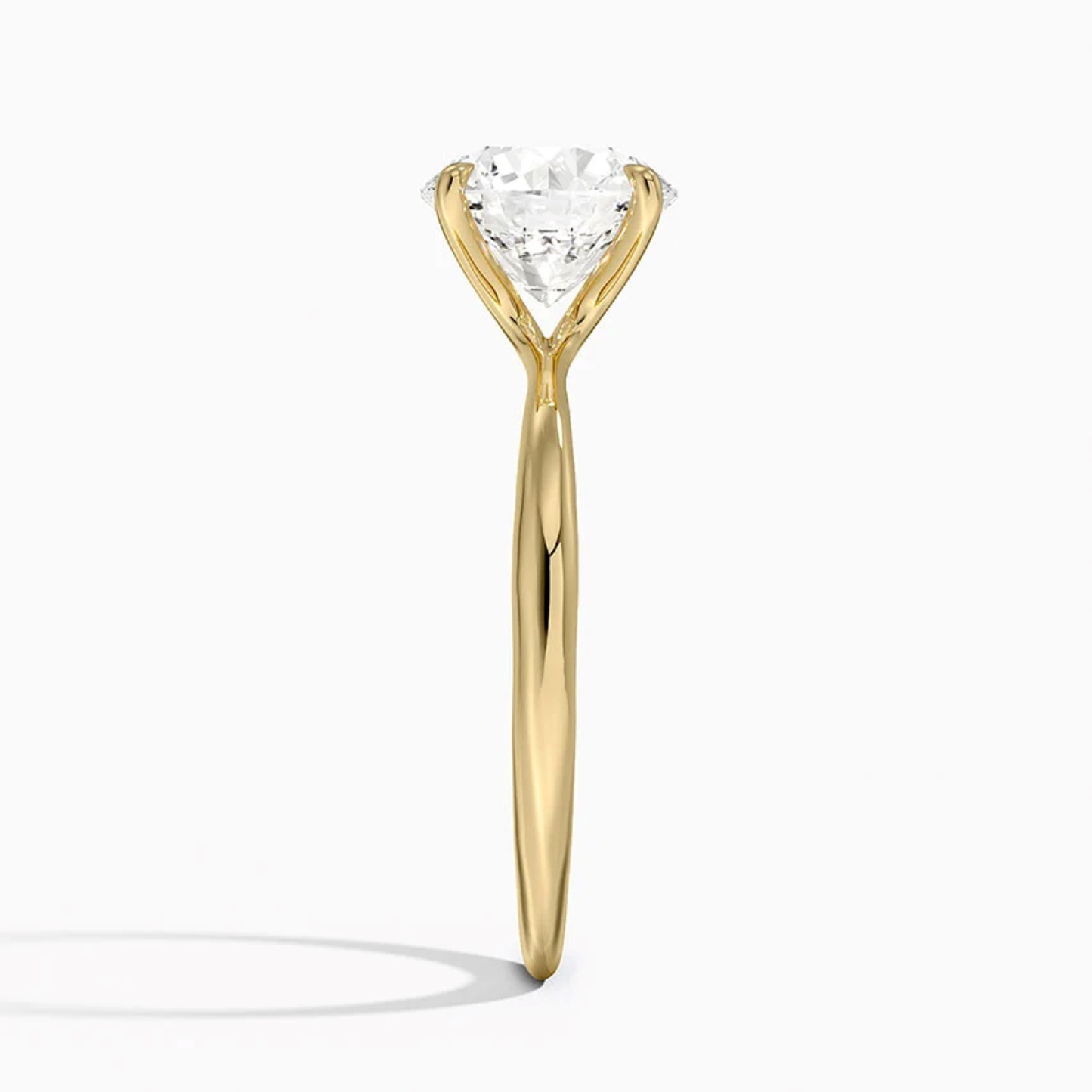 Round Cut Solitair Diamond Engagement Ring
