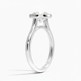 Classic Simple Oval Bezel Solitaire Engagement Ring, thumbnail 8