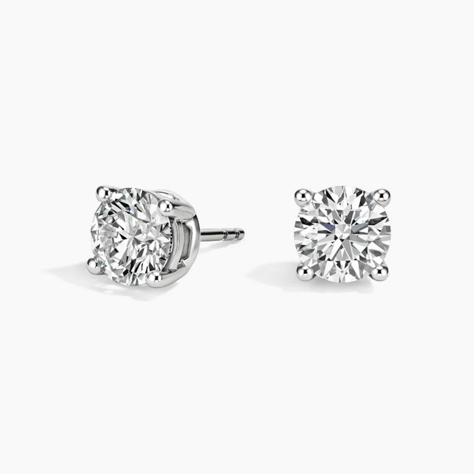 Classic four Prong Lab Diamond Studs