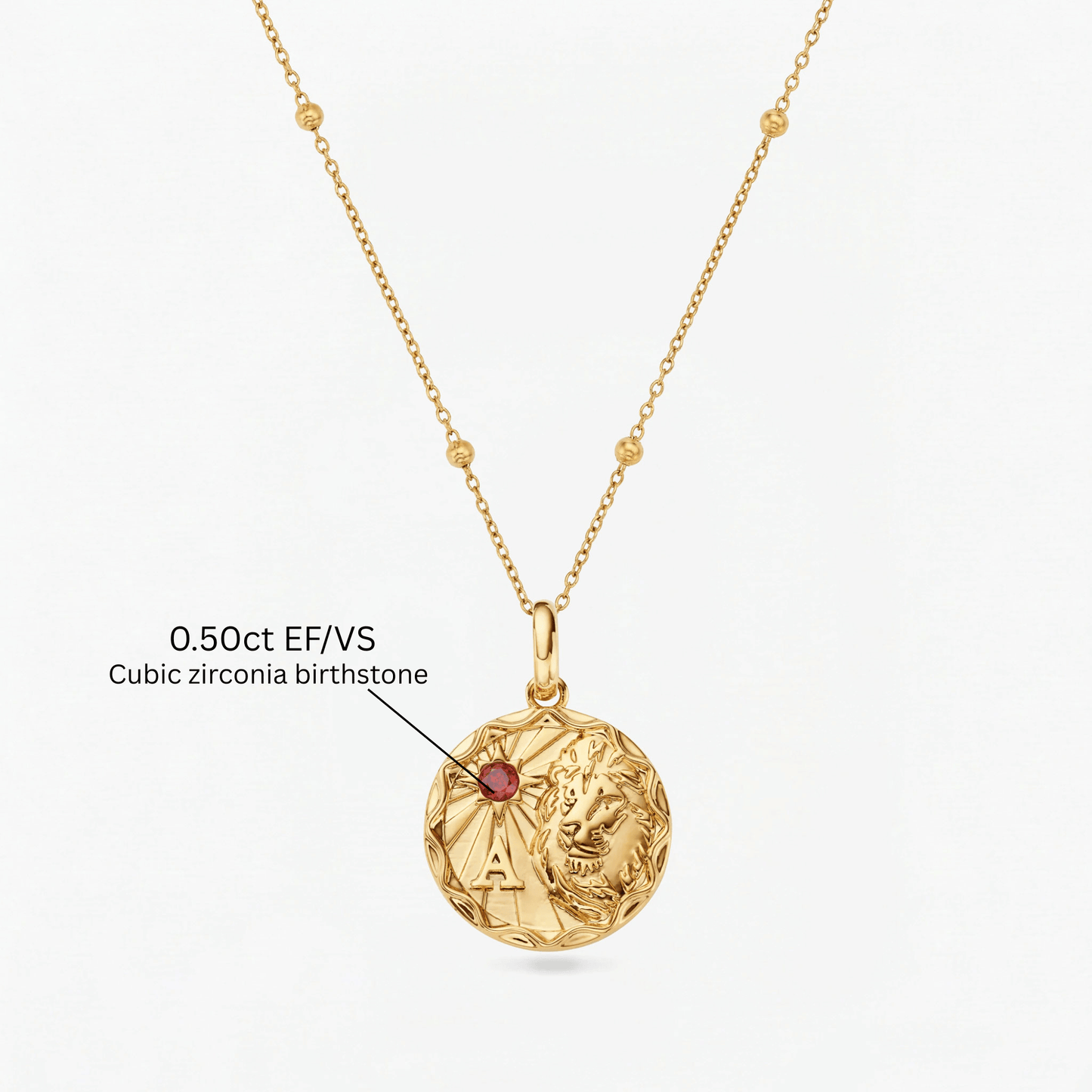 Custom Zodiac Coin Necklace