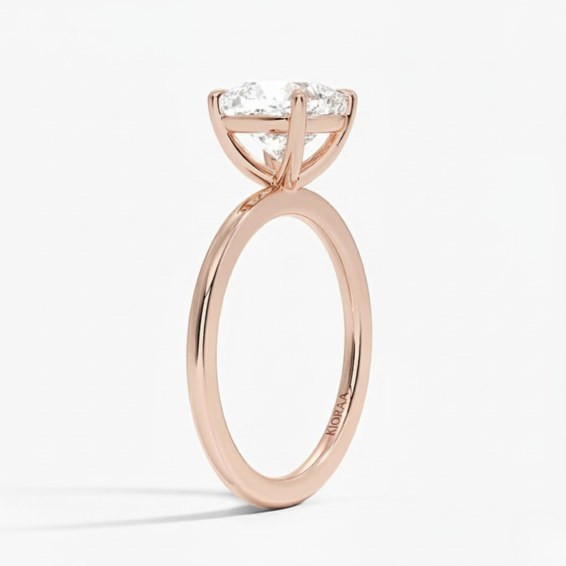 Classic Simple Cushion  Solitaire Engagement Ring