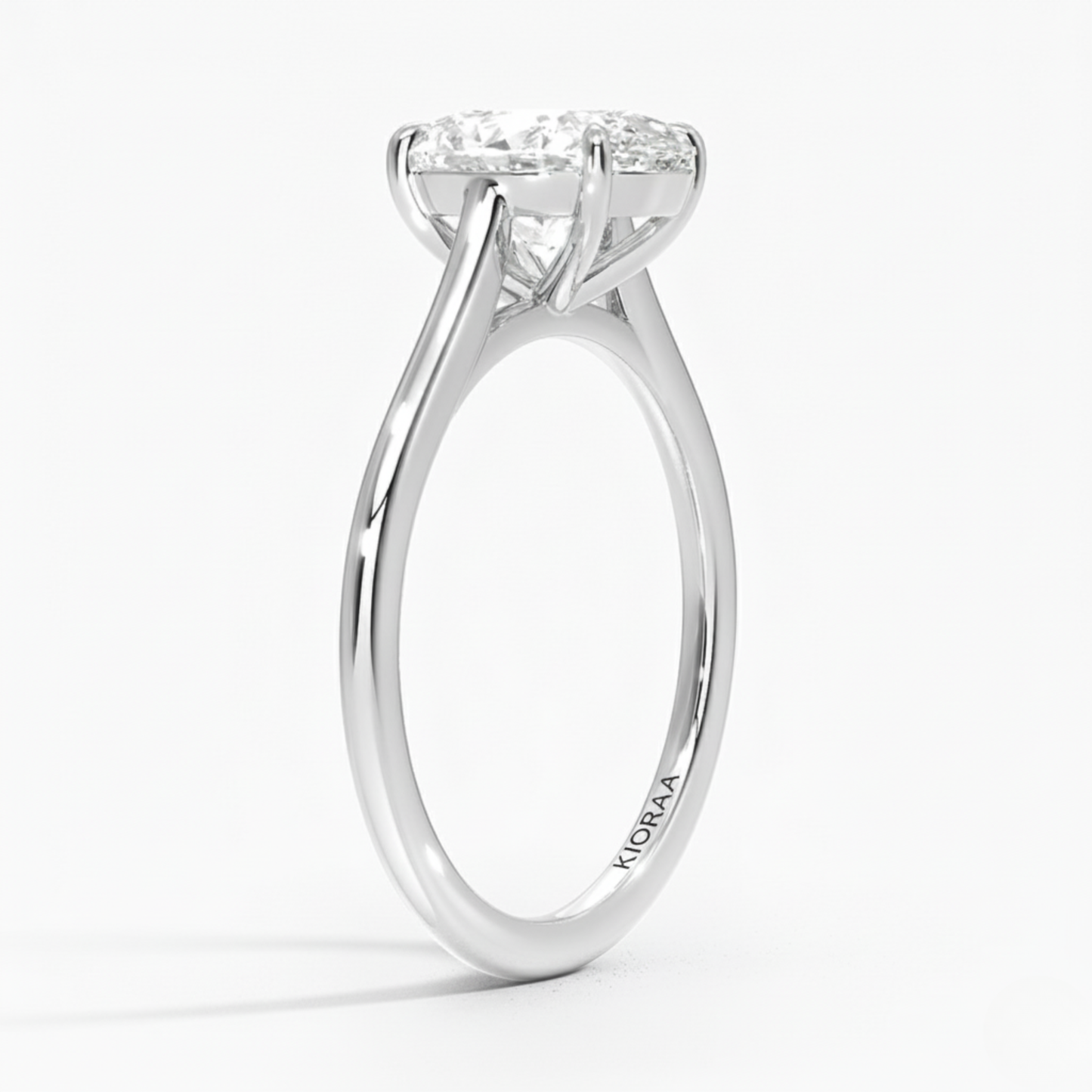 Oval Diamond Solitaire Engagement Ring