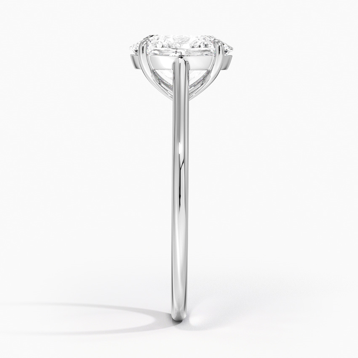 Oval Diamond Solitaire Engagement Ring