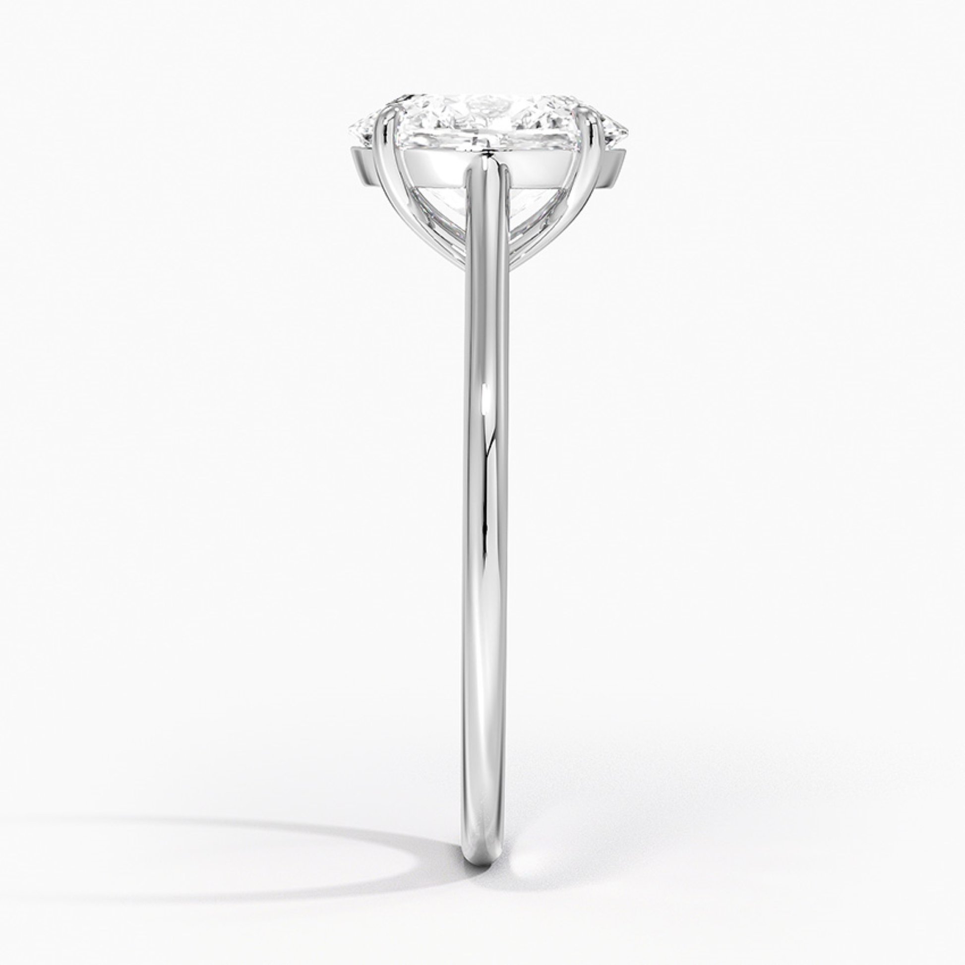 Oval Diamond Solitaire Engagement Ring