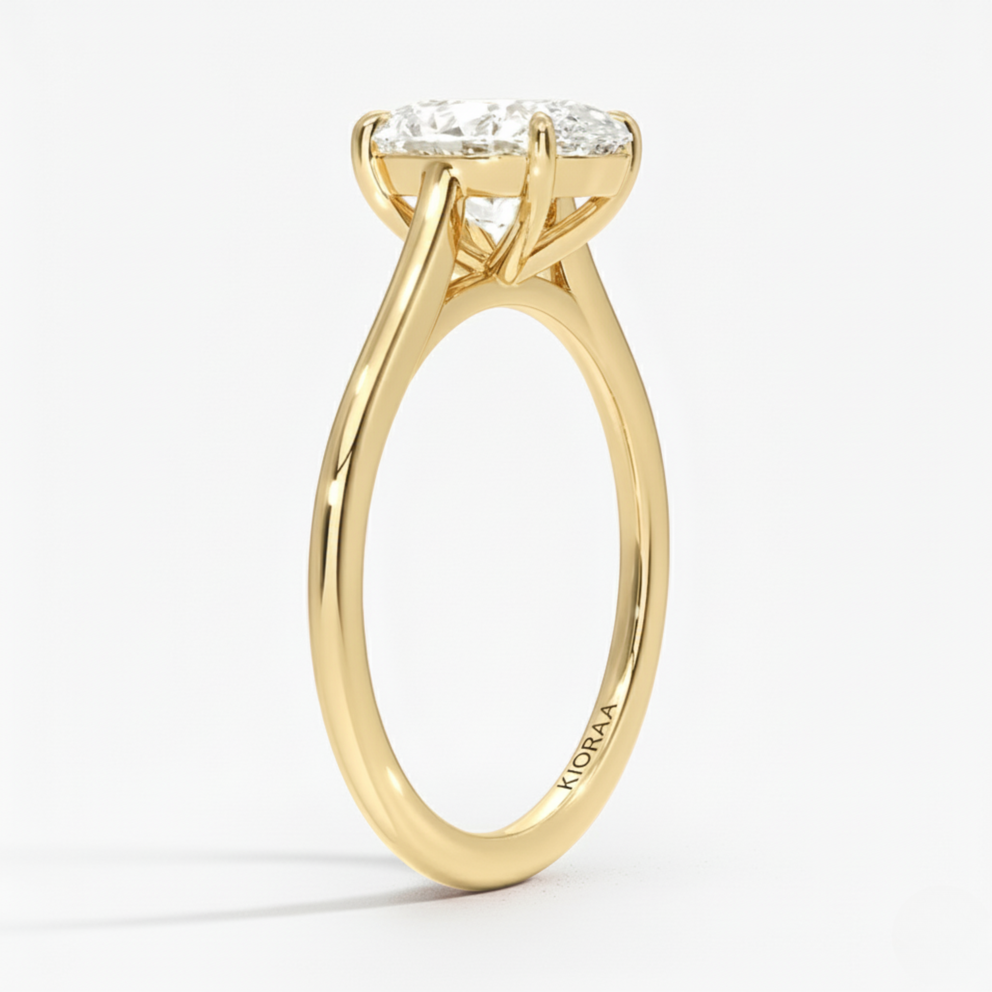 Oval Diamond Solitaire Engagement Ring