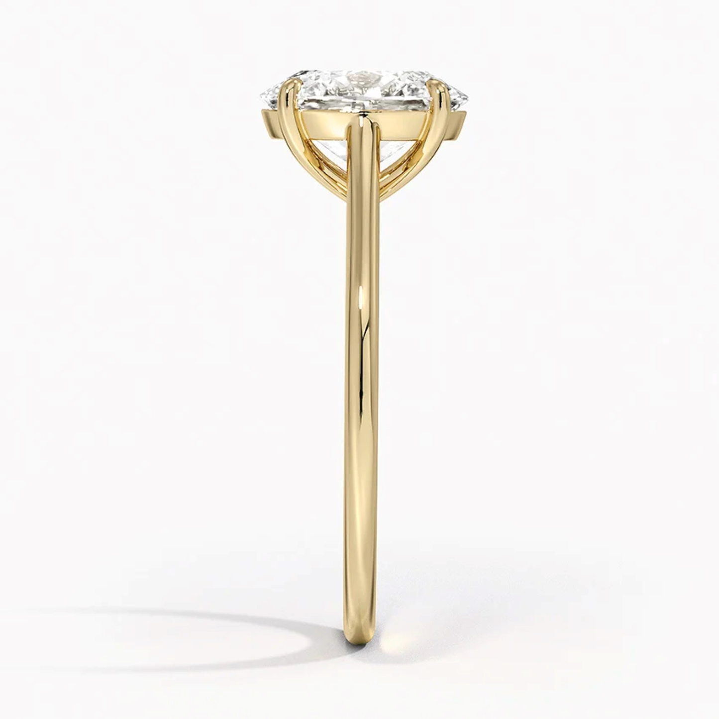 Oval Diamond Solitaire Engagement Ring