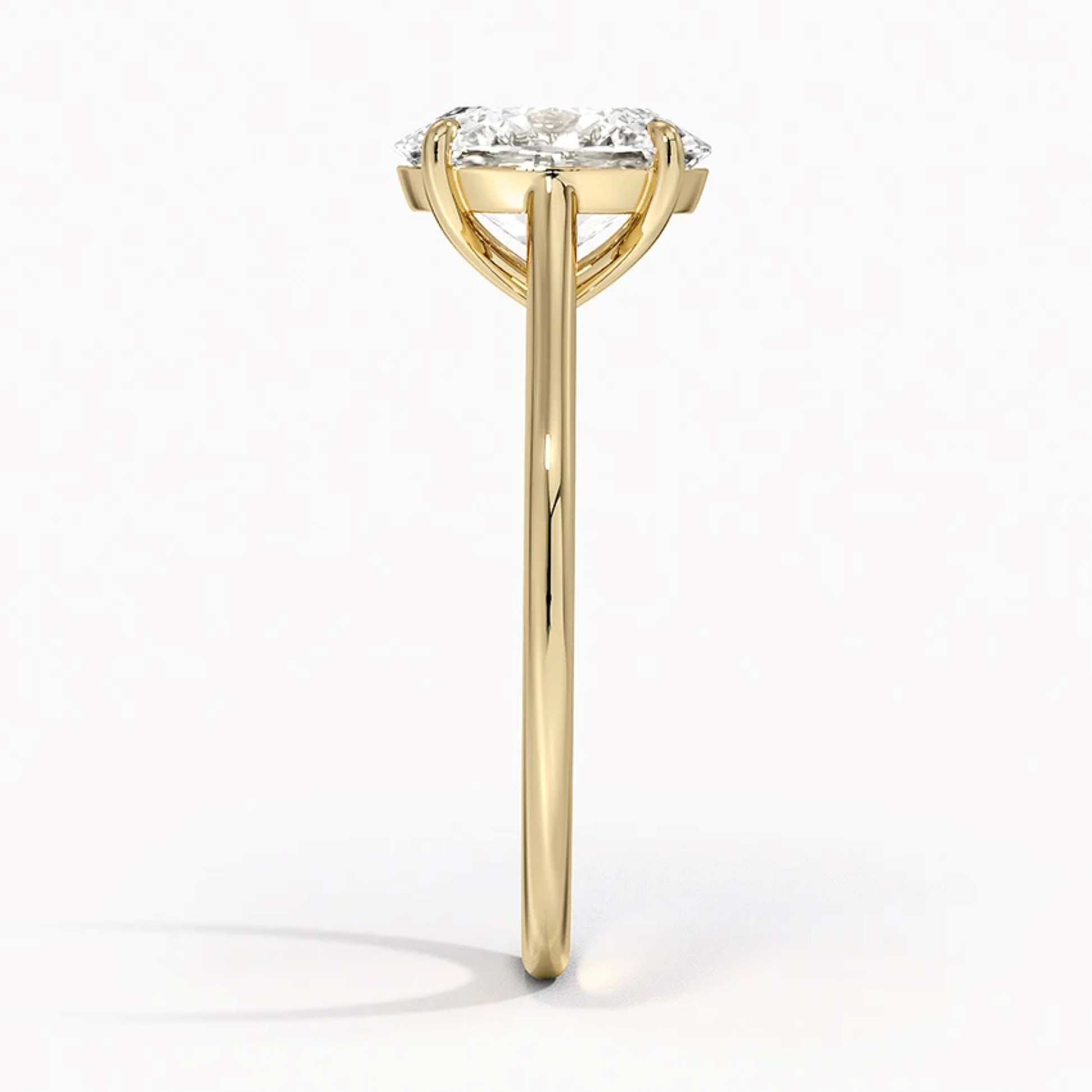 Oval Diamond Solitaire Engagement Ring