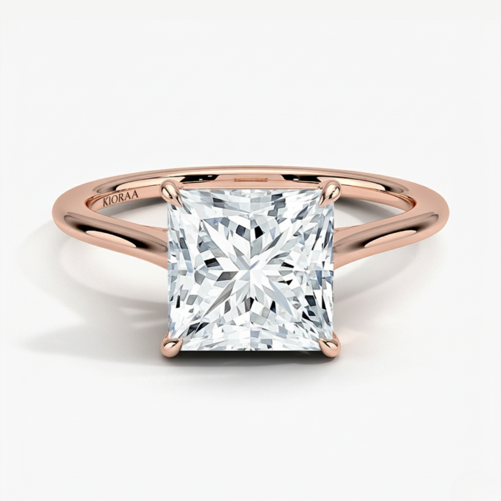 Princess Diamond Solitaire Engagement Ring