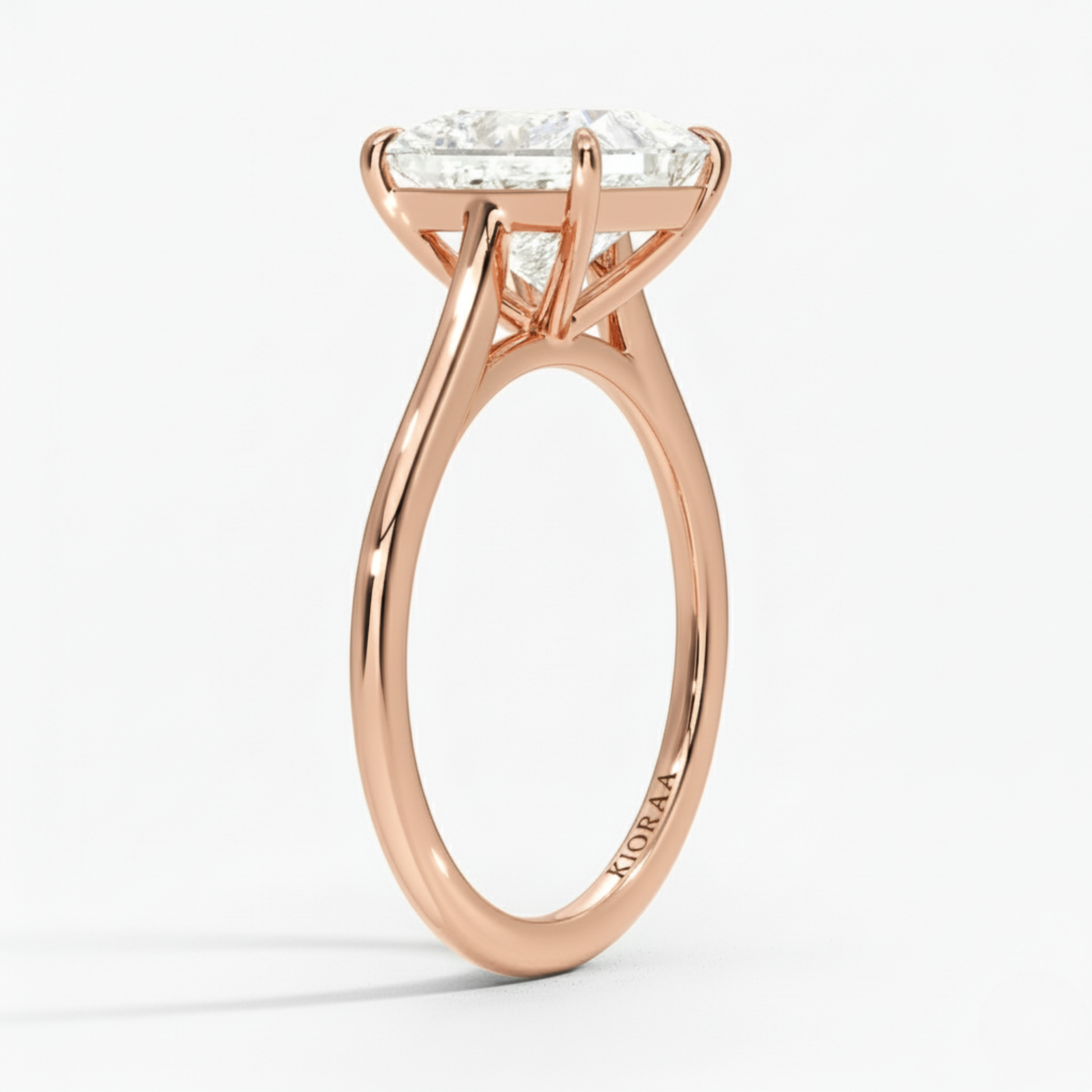 Princess Diamond Solitaire Engagement Ring