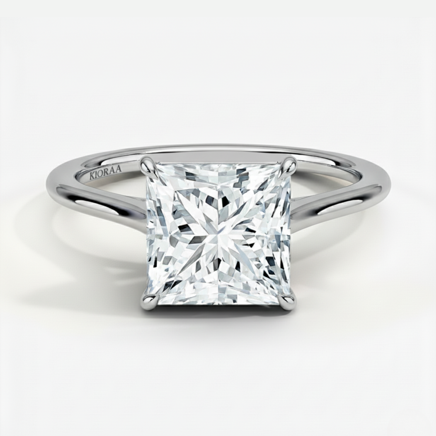 Princess Diamond Solitaire Engagement Ring