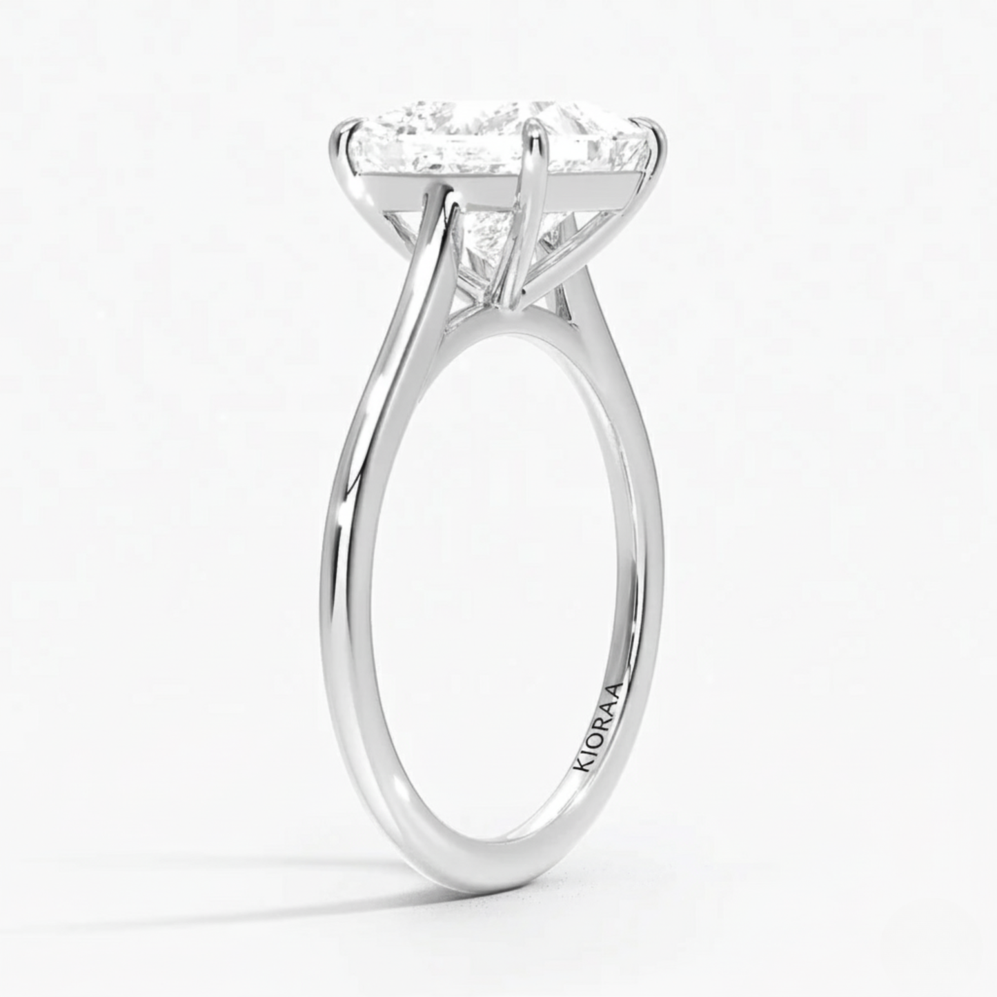 Princess Diamond Solitaire Engagement Ring