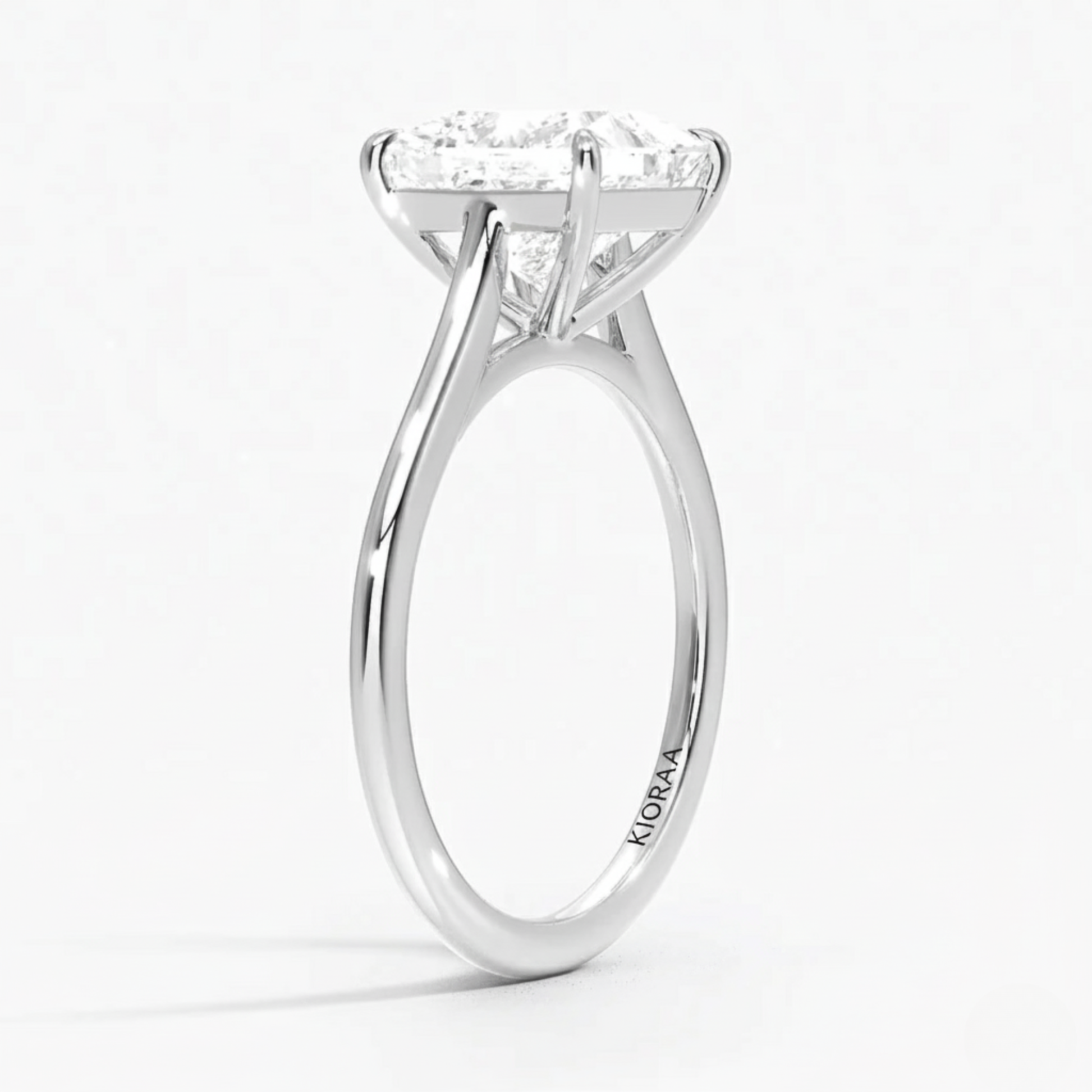 Princess Diamond Solitaire Engagement Ring