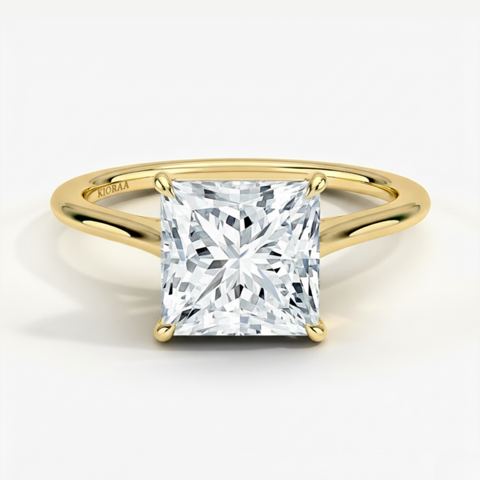 Princess Diamond Solitaire Engagement Ring