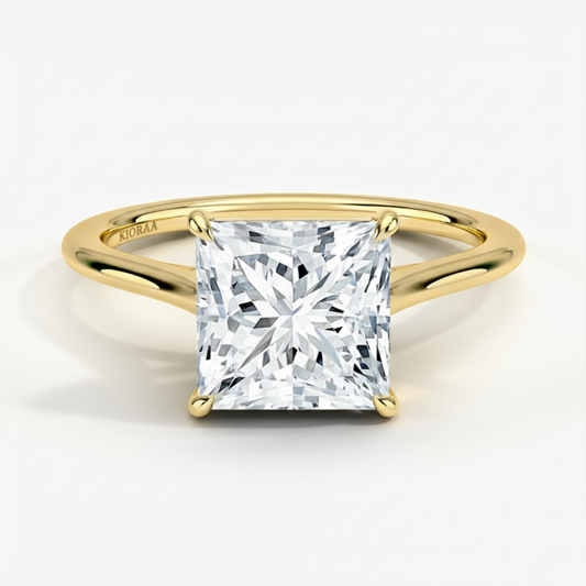 Princess Diamond Solitaire Engagement Ring