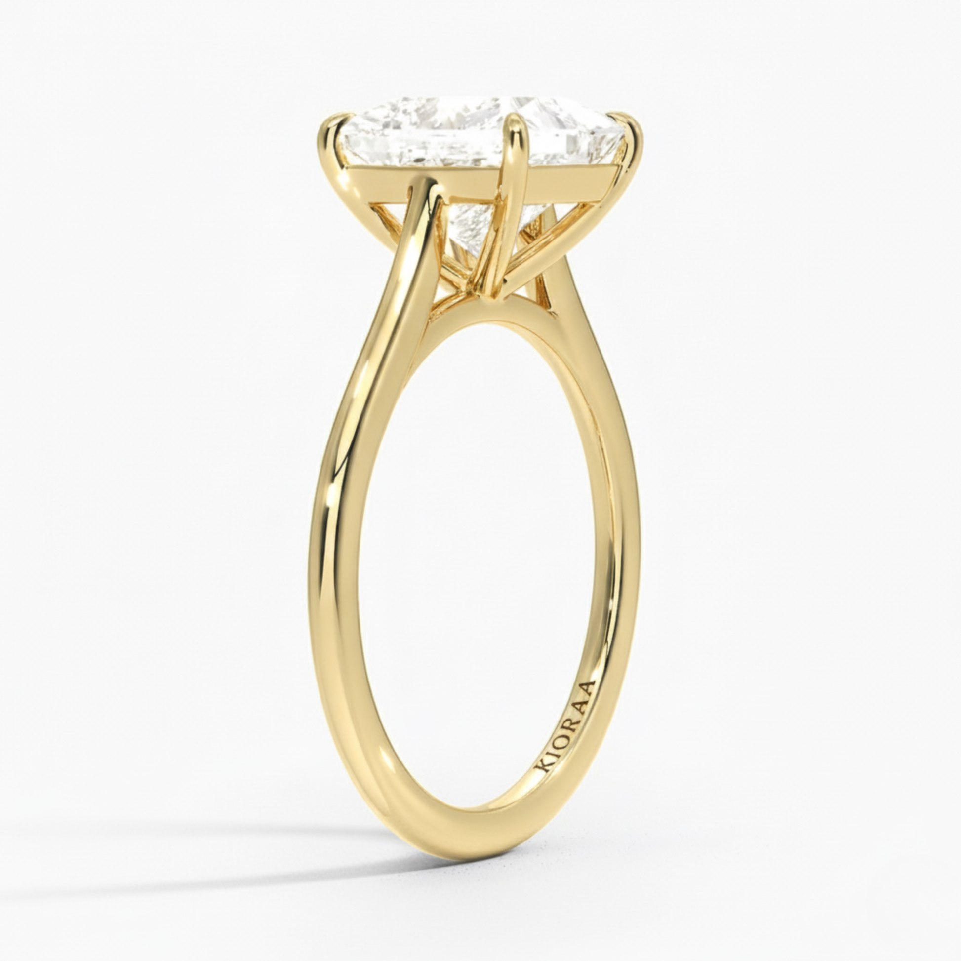 Princess Diamond Solitaire Engagement Ring