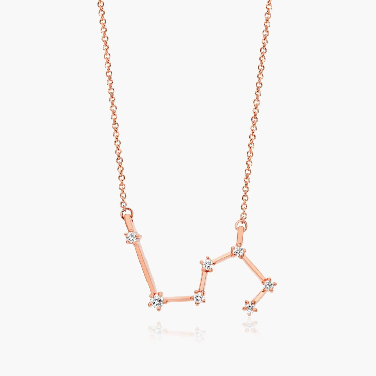 Lab Grown Diamond Leo Cluster Necklace