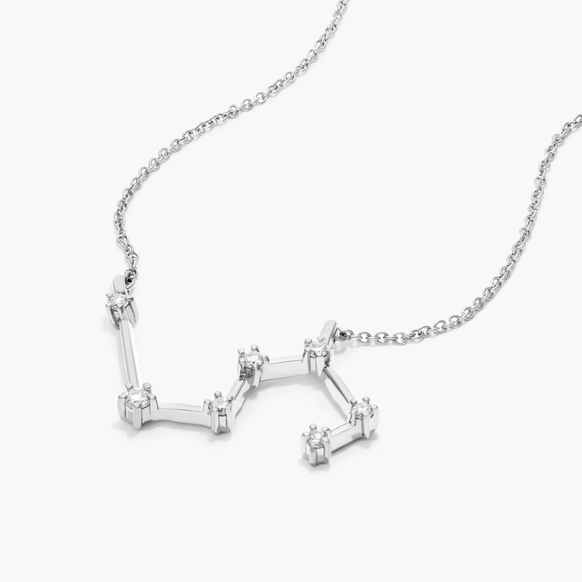 Lab Grown Diamond Leo Cluster Necklace