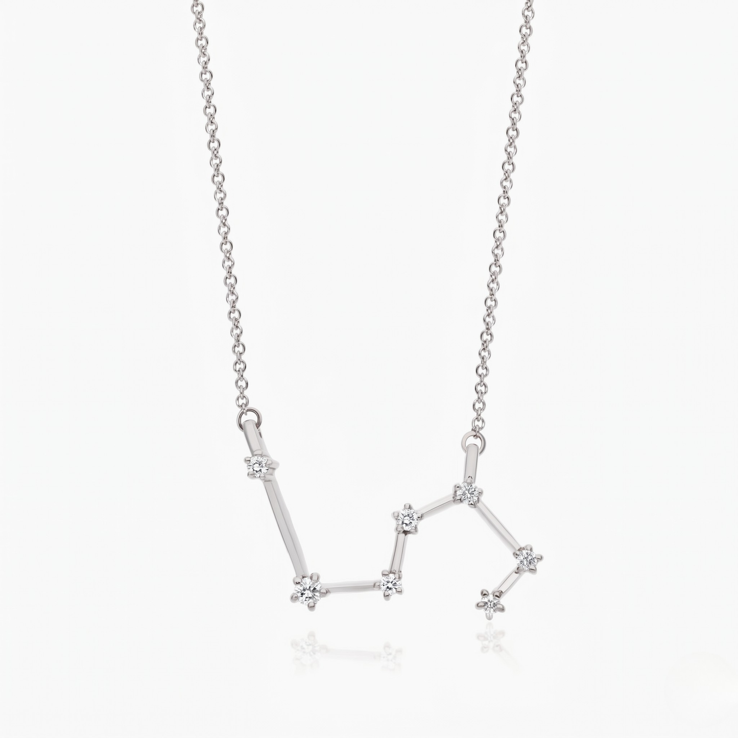 Lab Grown Diamond Leo Cluster Necklace