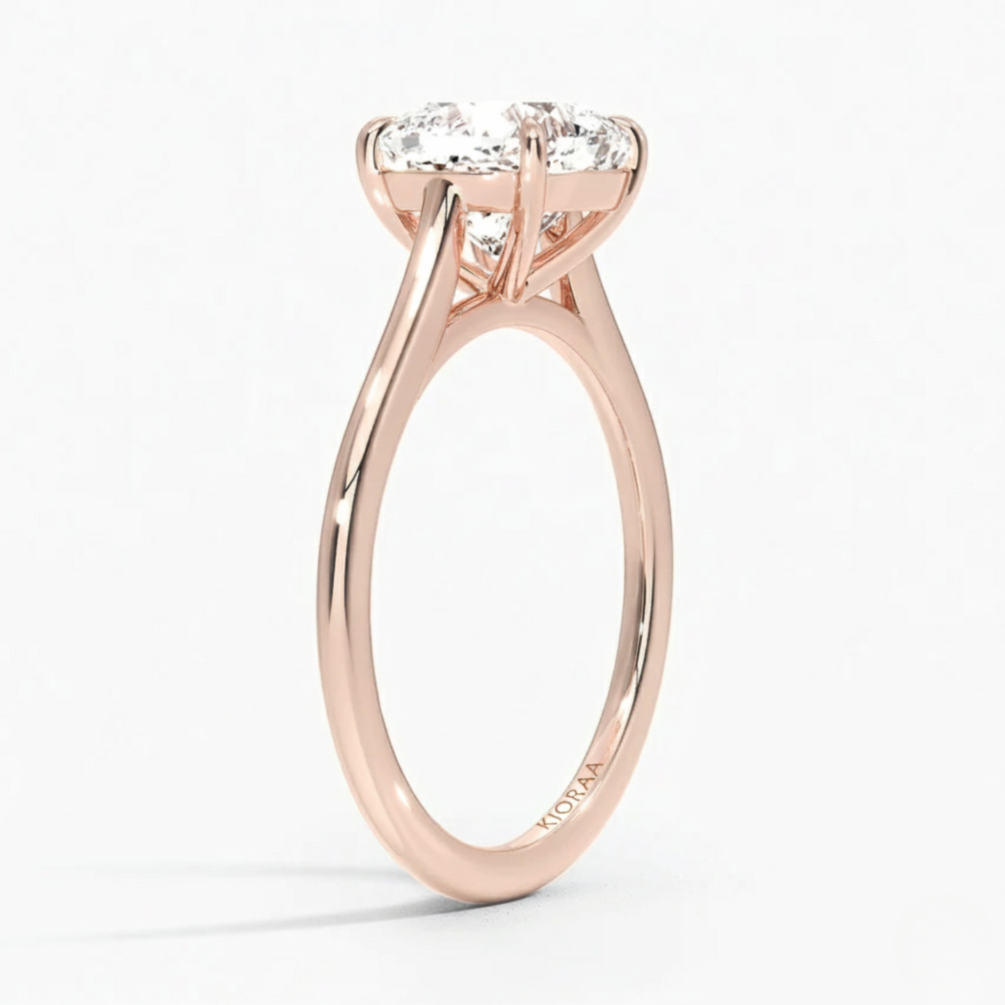 Cushion Diamond Solitaire Engagement Ring