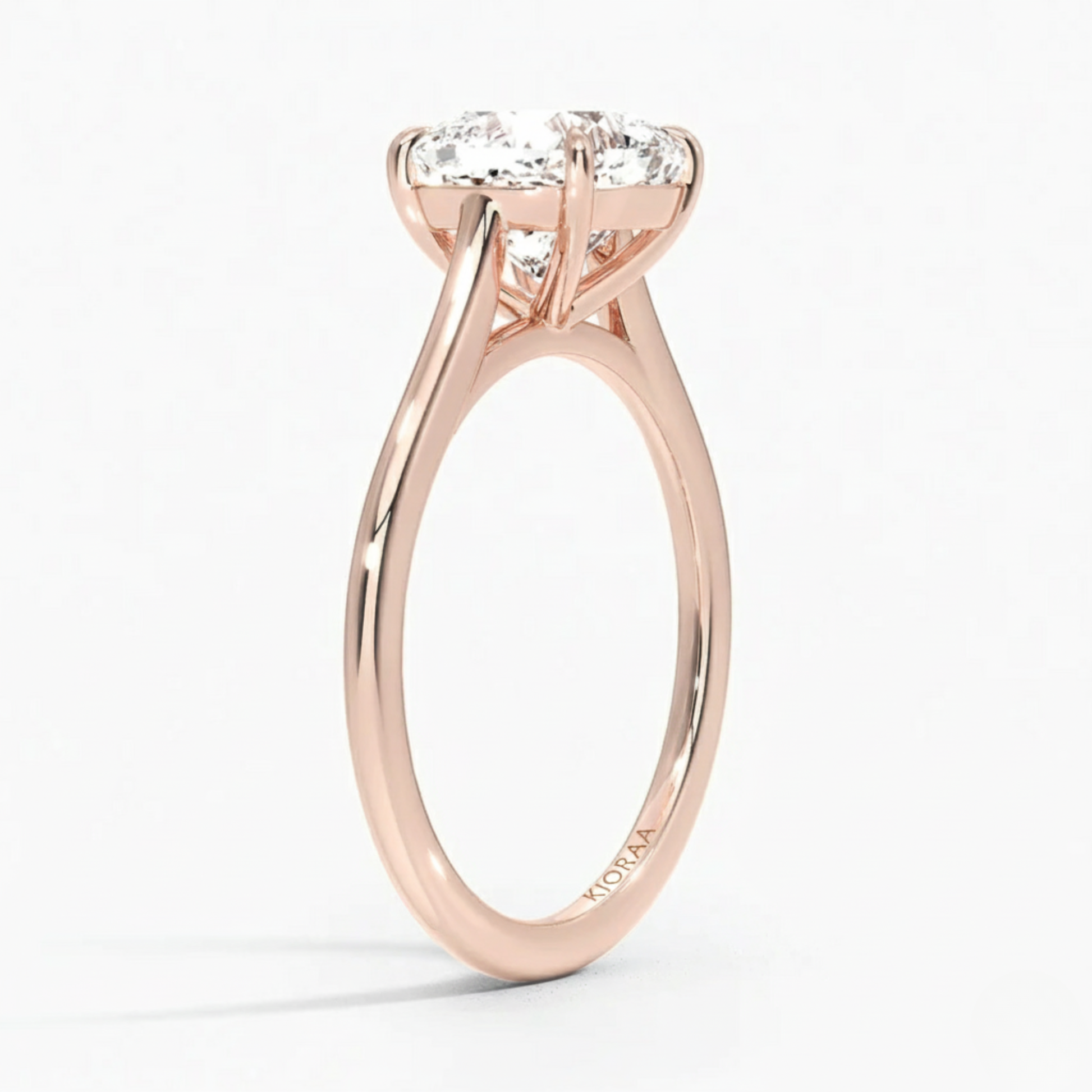 Cushion Diamond Solitaire Engagement Ring