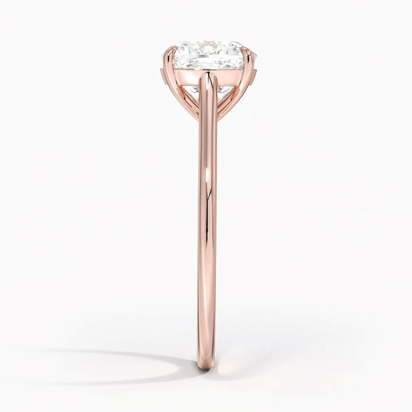 Cushion Diamond Solitaire Engagement Ring