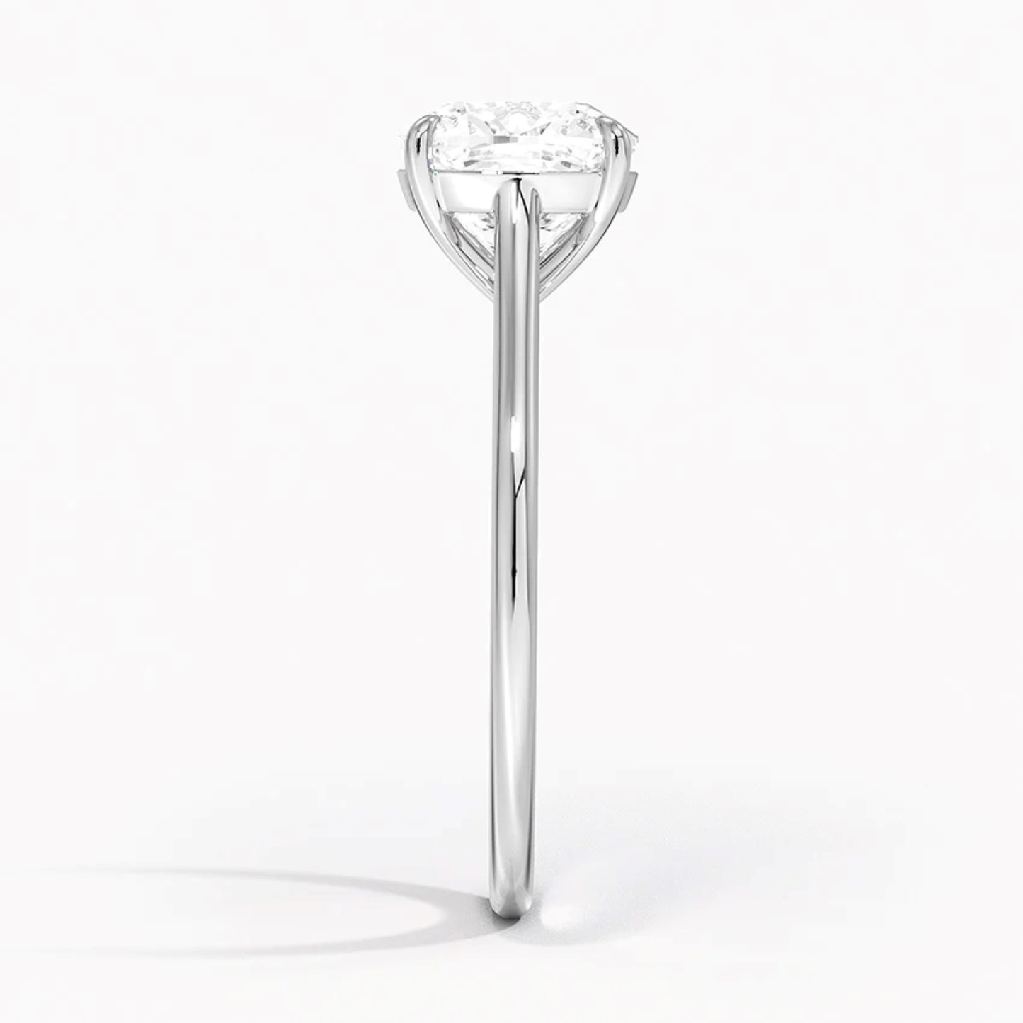 Cushion Diamond Solitaire Engagement Ring