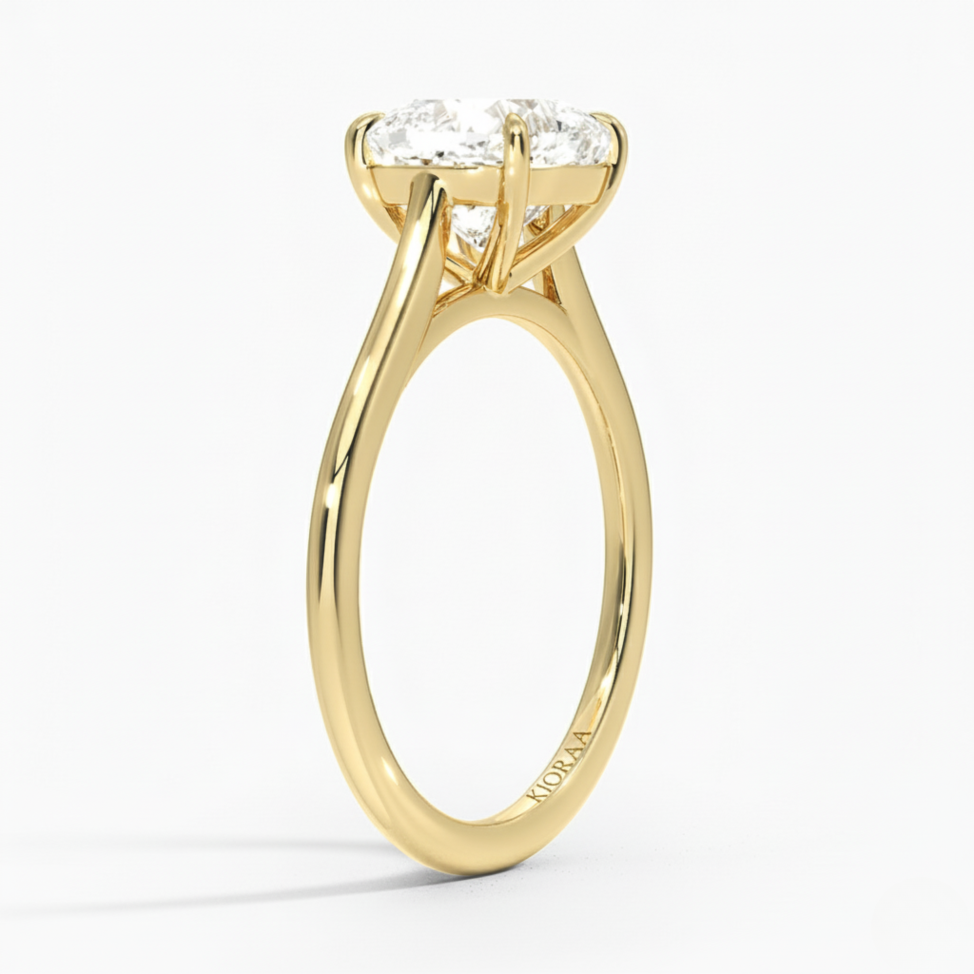 Cushion Diamond Solitaire Engagement Ring