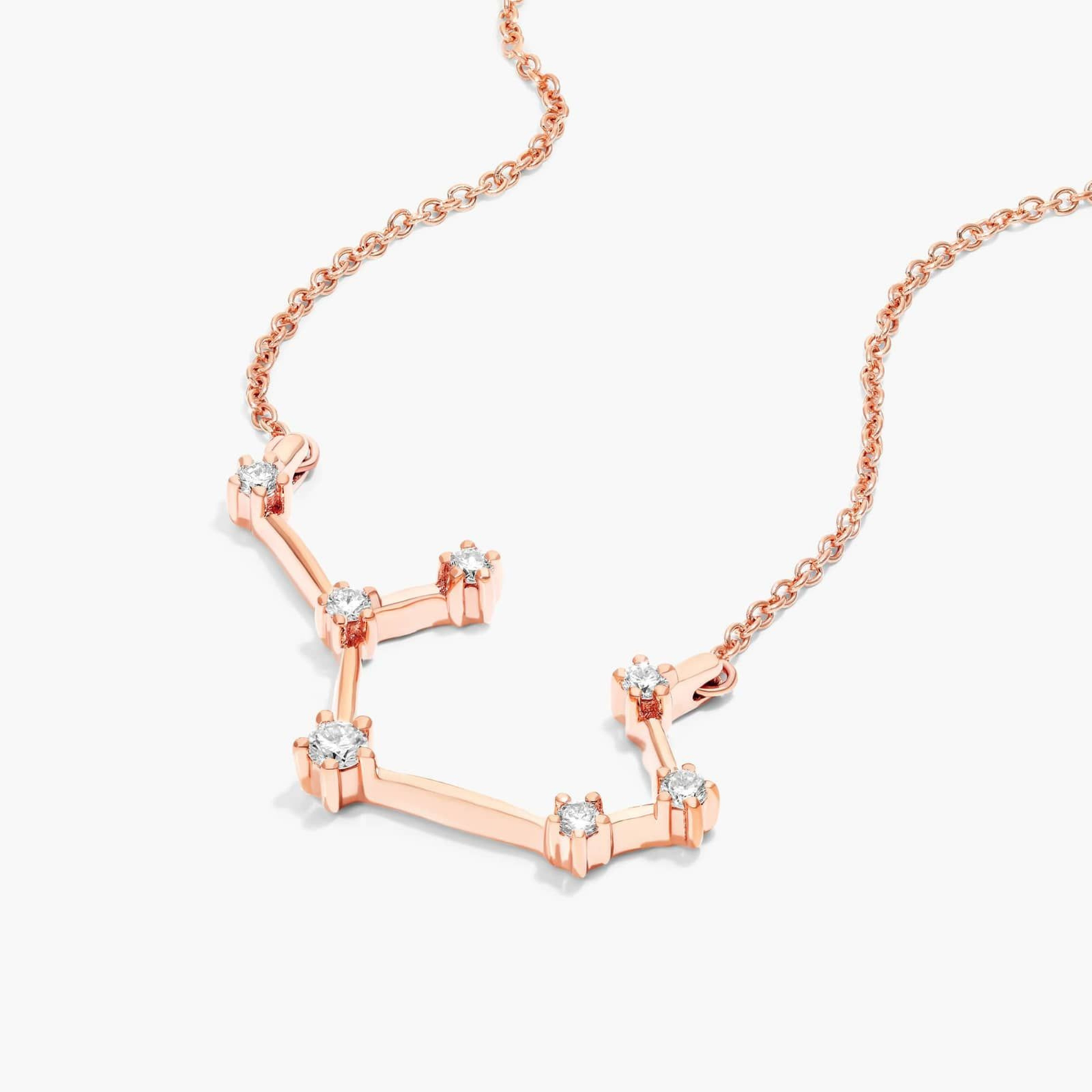 Lab Grown Diamond Sagittarius Cluster Necklace