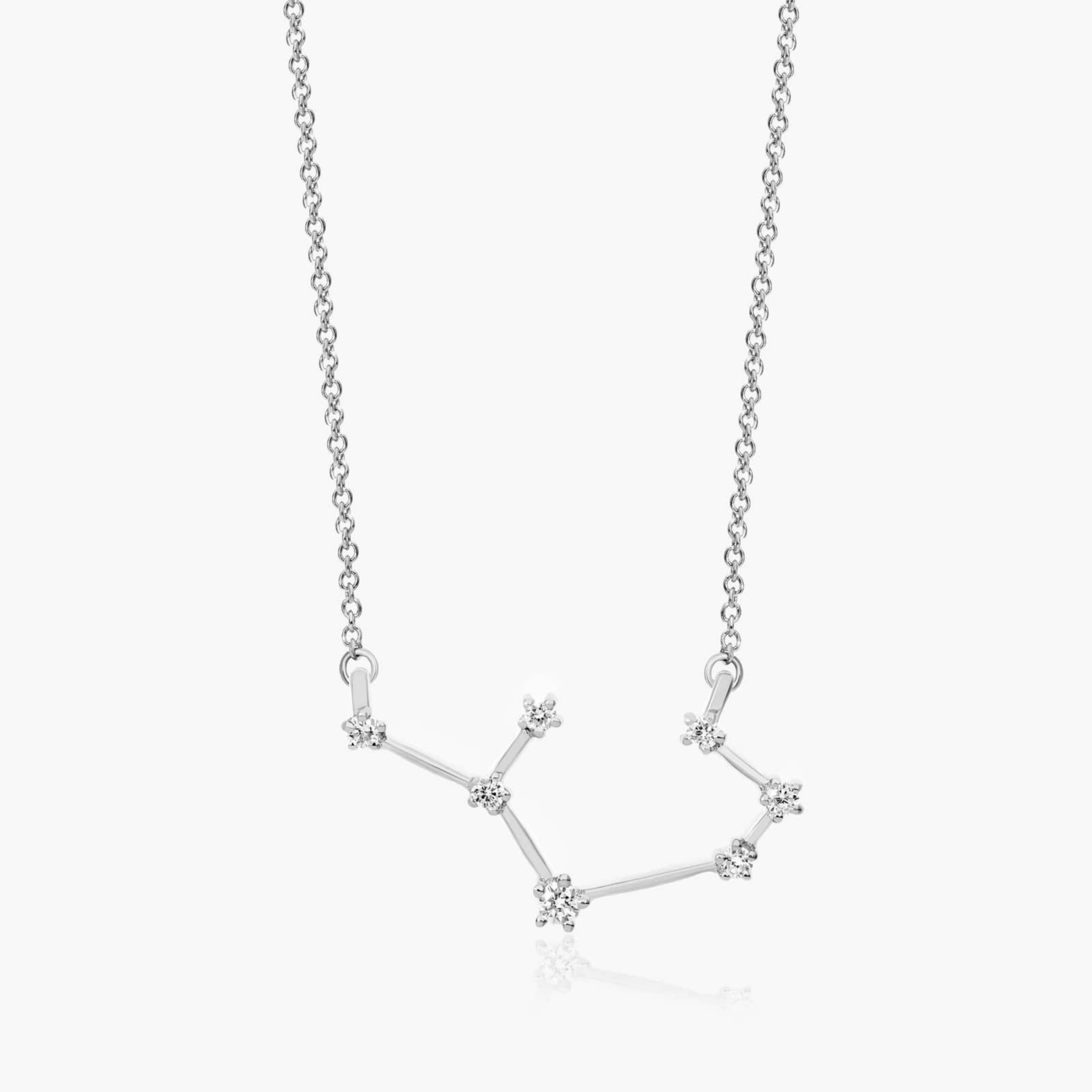 Lab Grown Diamond Sagittarius Cluster Necklace