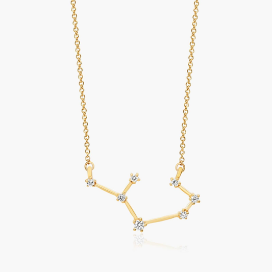 Lab Grown Diamond Sagittarius Cluster Necklace