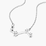 Lab Grown Diamond Aries Cluster Necklace, thumbnail 8