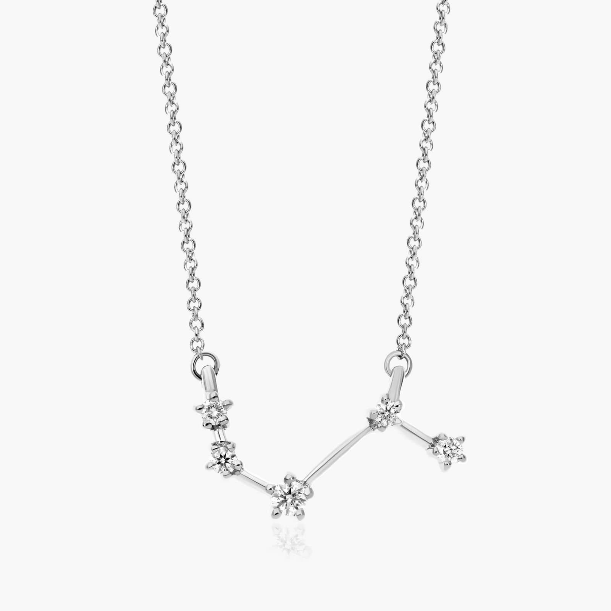 Lab Grown Diamond Aries Cluster Necklace