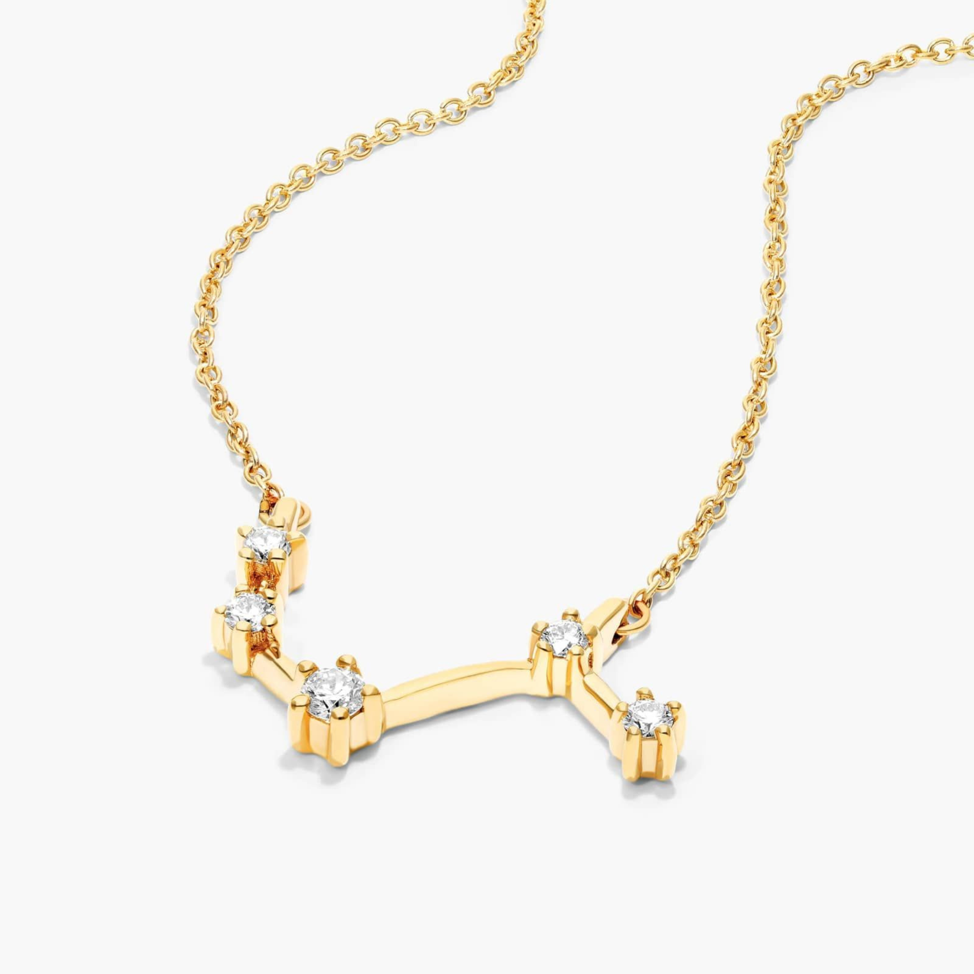 Lab Grown Diamond Aries Cluster Necklace